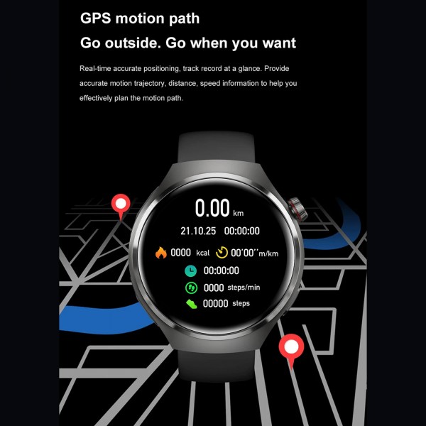 Smartwatch Microwear DK56 –  Silver Silicone